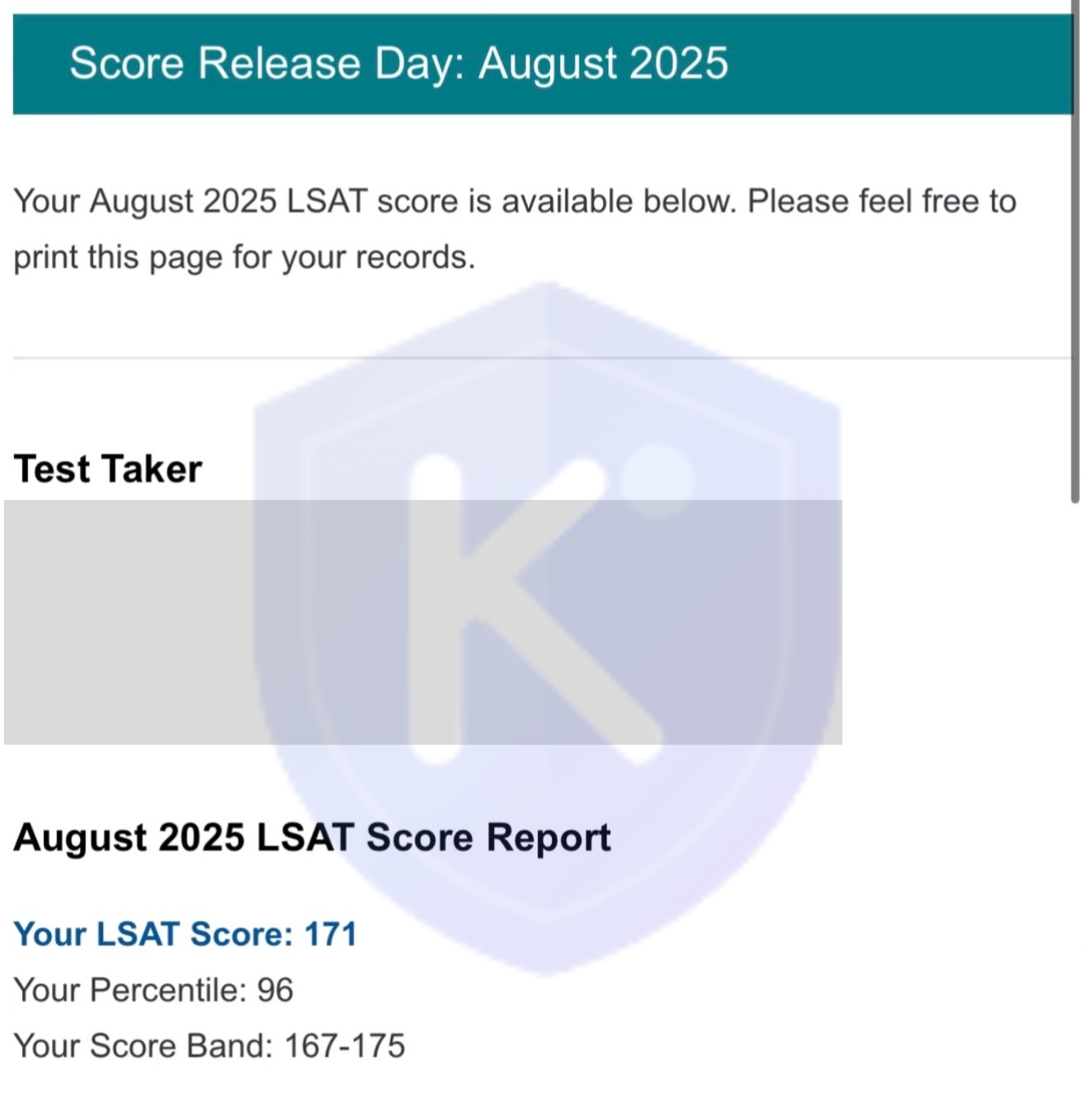 LSAT 171