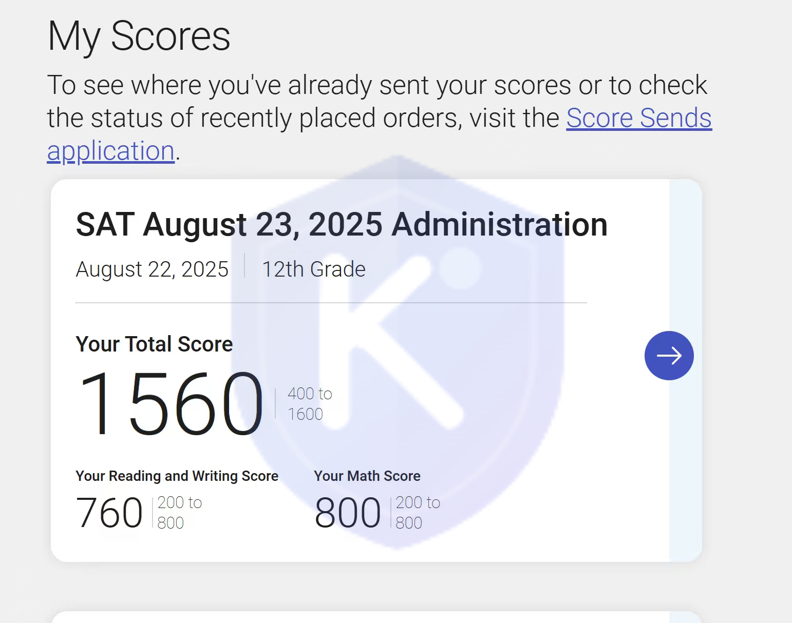 SAT 1560